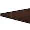 Flash Furniture Square Square High-Gloss Walnut Resin Table Top, 36" W, 36" L, 2" H, Resin, Walnut TP-WAL-3636-GG - alternate 7